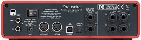 Focusrite Scarlett 18i8 Audio Interface (USB), B - CeX (UK): - Buy